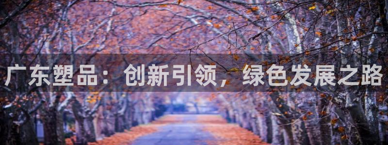 太阳集团地址：广东塑品：创新引领，绿色发展之路